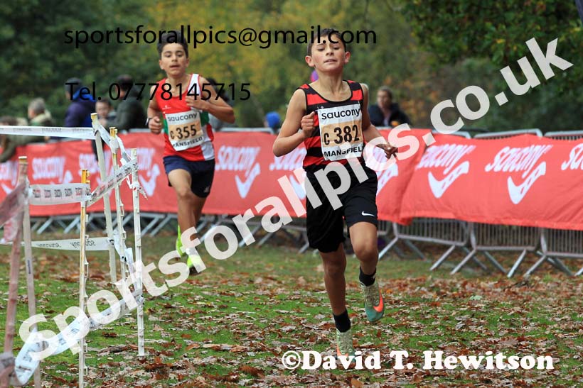 Boys Under-13s, 2022 National Cross Country Relays, Berry Hill Park, Mansfield.  Photo: David T. Hewitson/Sports for All Pics